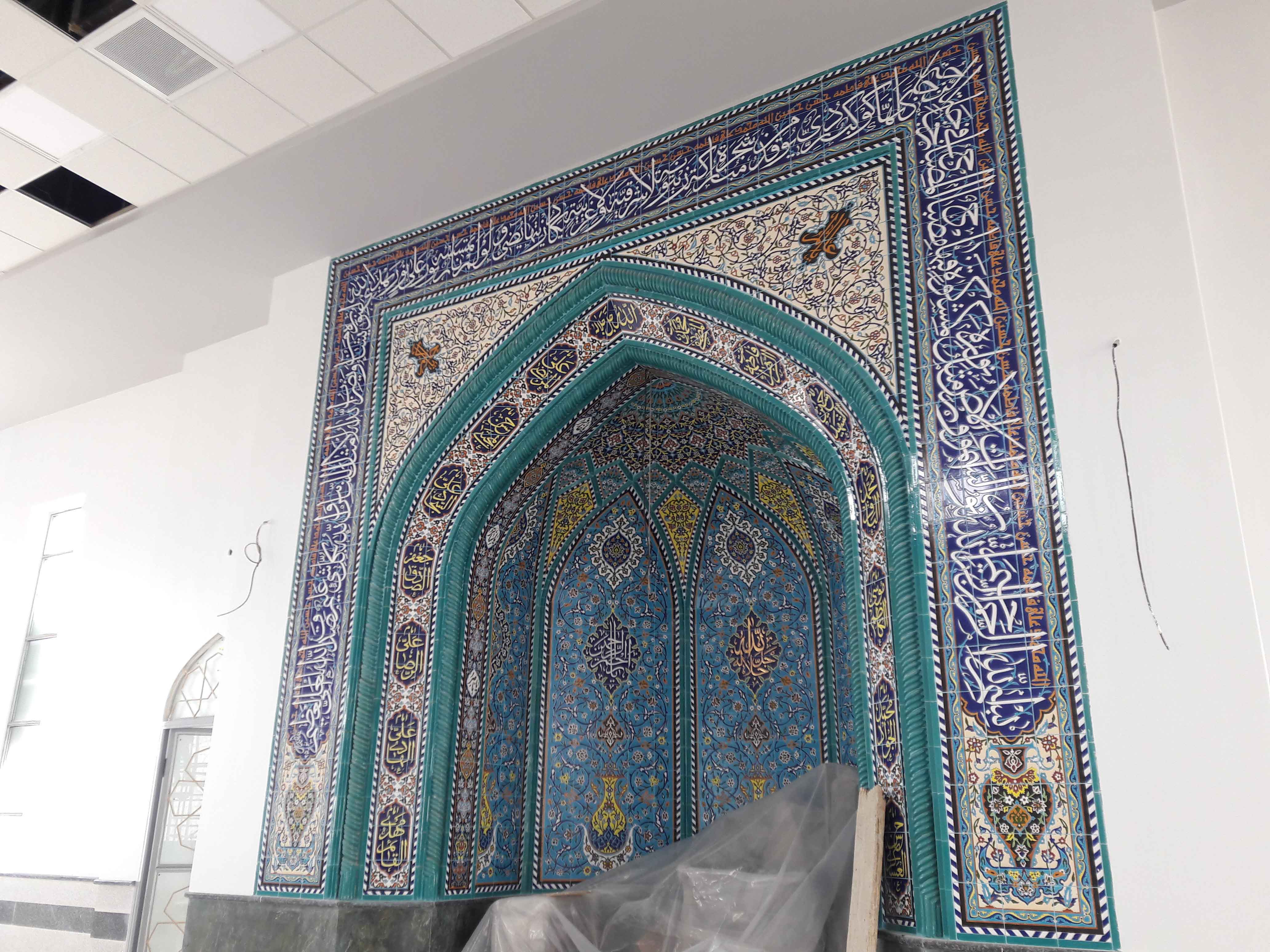 سردرب مسجد کاشی کاری سردر مساجد