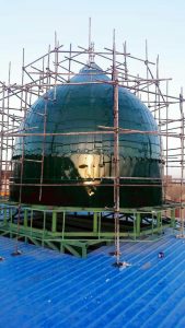 ساخت گنبد طرح مسجد النبی