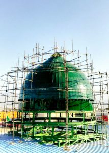 گنبد سبز رنگ