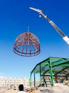 روژه ساخت گنبد سبز