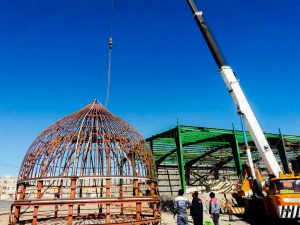 مراحل ساخت گنبد